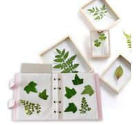 Pressa per essiccare i fiori Libro per piante Kit per la stampa Strati di stoffa