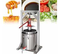 Pressa per frutta in acciaio inox, spremiagrumi manuale idraulico per vino, uva, bacche e succhi di verdura, multifunzionale per uso domestico e ristorante