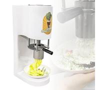 Pressa per gelato commerciale per spaghetti, con 4 stampi intercambiabili, macchina per noodle gelato ad alto rendimento da 7,4-7,9 Gal/H, per eventi e banchetti