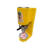 Pressa per Gelato Spaghetti, Estrusore Professionale per Gela-to Spaghetti, Macchina per Ge-lato Da 30 L/H Con 4 Tipi Di Uscita per La Formazione, Per Gelaterie E Parchi Divertimento(Yellow)