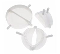 Pressa per gnocchi, strumento per stampi per gnocchi 3 pezzi in plastica bianca per pressa creativa per ravioli di torta di pasta