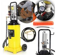 Pressa Per Grasso Professionale 15 Litri Pneumatica Mobile