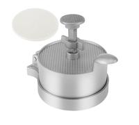 Pressa per hamburger, antiaderente, resistente, regolabile, in lega di alluminio, stampo per hamburger, barbecue, prosciutto, patty, per carne, verdure, griglia, barbecue, portelloni della cucina