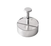 Pressa per hamburger in acciaio inox 304, stampo per polpette di manzo a molla rimbalzo, artefatto a mano per palline di riso, multi-formato facile da sformare, uso domestico e commerciale