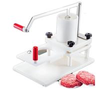Pressa per hamburger, manico allungato, materiale alimentare per cucine | Pressa manuale per hamburger con manico esteso e design fisso per una formazione efficiente di carne in cucine domestiche e