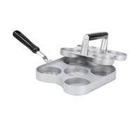 Pressa Per Hamburger,Pressa Per Griglia Con 5 Griglie Antiaderente Piana Schiaccia Hamburger,Schiacciatore E Stampo Per Da Barbecue - Per Cucina BBQ All'Aperto Casa