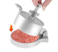 Pressa per Hamburger | Stampo E Schiacciatore Per Hamburger In Lega Di Alluminio Riutilizzabile,Pressa Per Polpette Di Carne Bistecca E Prosciutto,Per Manzo Verdure Piastra BBQ Cucina Panino