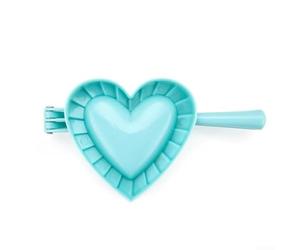 Pressa per impastare a mano per ravioli e croste di torta con cuore farfalla fiore per opzioni di stampo (L cuore)