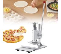 Pressa per Impasto Manuale - Macchina Professionale per Pizza, Piadina, Roujiamo con Platina 16cm & 25cm, Acciaio Inox, Uso Commerciale per Ristoranti e Chioschi Large