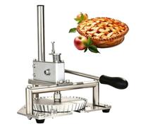Pressa per impasto per pizza in acciaio inox, regolabile, manuale, per torte, croste e pane, ideale per uso domestico e ristorante