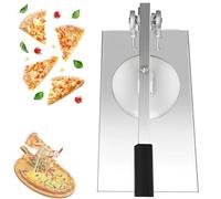 Pressa per impasto per pizza in acciaio inox, strumento manuale per | Realizzata in acciaio inossidabile, questa pressa manuale da 12 cm appiattisce uniformemente l'impasto della pizza,