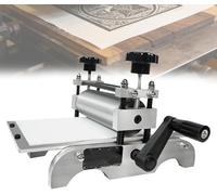 Pressa per incisione manuale, 31 x 17 cm, con rullo in metallo, per stampe artistiche uniformi, tipografia e rotocalcografia