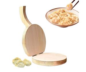 Pressa Per Involucri Di Dumpling - Stambo Da Cucina Per Impasto | Macchina Cinese Ravioli | Pressa-Tortilla Manuale In Legno Attrezzo Farina Di Mais Focaccia | Fai-da-Te Empanada Sfoglia Pasticceria