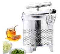 Pressa Per Miele Manuale Da 1,8 Litri, Colino Essiccatore Per Verdure In Acciaio Inossidabile 304 Con Ampia Apertura a Cono E Fori Di Scarico Uniformi, Riutilizzabile a Tenuta Stagna, Per Miele, Vino