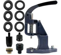 Pressa per Occhielli Set,3/4/5/6 / 7mm Inossidabile Occhiello Rivetto Banner