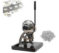 Pressa per occhielli - Strumento a pressione manuale semi automatico per fissaggio di occhielli, punzonatrice per teloni e installazione di striscioni, compatibile con occhielli da 6 mm