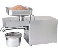 Pressa per Olio Elettrica da 1500 W, Estrattore Automatico per Pressa per Olio Commerciale, Panello di Olio per Pressa a Caldo e Freddo, 5-8 Kg/h, per Colza di Arachidi e Sesamo