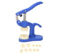 Pressa per orologi - Metallo + PP 17 x 8 x 15 cm | Set di pressa per cassa con 12 matrici, kit di riparazione antiscivolo | Chiudicassa di precisione per orologiaio, manutenzione casa, officina e uso