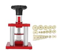 Pressa Per Orologiaio, Pressa per orologio, da 18mm a 50mm, Vite per cassa dell'orologio posteriore, strumento di pressatura e riparazione per cassa posteriore dell'orologio, con 20 fustelle