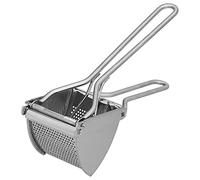 Pressa per patate in acciaio inossidabile, spremiagrumi, resistente, strumento da manuale per purè di patate, frutta, verdura, durevole, antiruggine, facile da pulire, lavabile