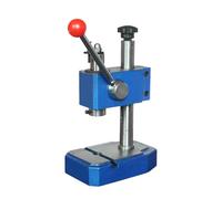 Pressa per pergolato resistente, pressa manuale con manico antiscivolo, design della testa girevole a 360° e regolazione dell'altezza per rivettare i fori di punzonatura