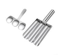 Pressa per polpette in acciaio inox 304 con raschietto per polpette fatte in casa, verdure e impasti dolci (3)