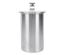 Pressa per prosciutto con termometro, Pressa per prosciutto in acciaio inossidabile Utensili da gourmet, Pressa per carne di forma rotonda, Pentole a pressione per carne Pentola