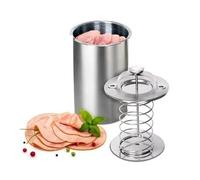Pressa per prosciutto in acciaio inox resistente, multiuso, per salsicce e salsicce, per salsicce sane, frutti di mare e carne, kit per preparare salsicce da cucina