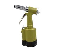Pressa per Rame, Pistola for rivetti pneumatica idraulica, pistola for ribattino cieca in acciaio inossidabile, attrezzo for rivettatura industriale a tre griffe(Gold)