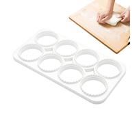 Pressa per ravioli, 3 pezzi, 8 fori, utensile per la preparazione della | Stampo per pasta per gnocchi per donne, uomini, principianti, adulti, appassionati, riunioni di famiglia, cena quotidiana B