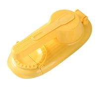 Pressa per Ravioli Manuale 2 in 1, Utensile da Cucina in PP | Facile da Usare e Pulire, Manico Ergonomico, Riutilizzabile, per Mamme e Nonne, Giallo