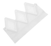 Pressa per Ravioli Manuale a 4 Fori in Polipropilene Bianco | Turnover e Potstickers, Struttura Robusta, Uso in Cucina Familiare, Aiuta a Preparare Pezzi Insieme