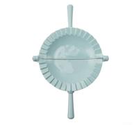 Pressa per Ravioli Manuale Grande in Plastica Rossa, per attrezzo Cucina per Dumpling Cinesi e Pierogi, Sigillatura Perfetta 19x15cm((Mint Blue))