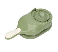 Pressa per ravioli, portatile, manuale, 2 in 1, strumento per la pressatura dell'impasto da cucina, per preparare ravioli, wonton, ravioli cinesi, torte di frutta con la famiglia (Verde)