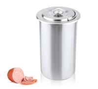Pressa per Salumi, Pressa per Prosciutto Acciaio Inossidabile Pressa per Carne con Termometro Macchina per Carne da Pranzo Manuale per Preparare Panini Fatti in Casa con Carne Salume Pancetta
