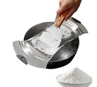 Pressa per spätzle tradizionale con fori da 7 mm con manici in silicone | Grattugia per spätzle tedesca in acciaio inox per cucina, preparazione della cena, feste di vacanza, amanti della pasta e