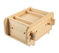 Pressa per Tofu in Legno Beige, Stampo Pratico per Casa | Strumento per Cagliata di Soia, Design Solido e Sicuro, Uso Domestico, un Pezzo