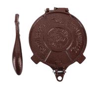 Pressa per Tortillas in Ghisa con Manico, Manuale, 27 cm - Robusta e Facile da Usare per Pane Piatto e Piadine