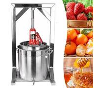 Pressa per vino da sidro, pressa manuale idraulica in acciaio inossidabile per produzione di uva, bacche e olio d'oliva