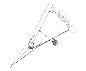 Pressa pieghevole in tessuto - Wing Divider Compass, Strumento di misurazione per cuoio | Distributore a molla di precisione, indicatore di marcatura regolabile a vite, piegatrice con bordo lucido per
