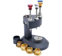 Pressa professionale a 4 punte per lancette di orologi, strumento professionale per il montaggio delle lancette con 8 aghi e 3 basi per movimenti, ideale per laboratori di riparazione di orologi