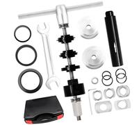 Pressa professionale per la riparazione di bici, utensile per movimenti centrali per cavi Teches, rimozione cuscinetti guarnitura e installazione serie sterzo, rimozione professionale dei movimenti