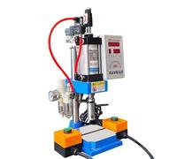 Pressa Punzonatrice Pneumatica Robusta, Pressa Punzonatrice Pneumatica da Banco, Pressione Regolabile 0,4-0,8 MPa, Ideale per la Lavorazione della Lamiera, Rivettatura e Stampaggio(200kg)