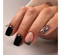 Pressa Quadrata Sui Chiodi Leopardi Stick Finto In 12 Taglie 24 French Suggerimenti Per Decorazione Artistica Copertura Un Chiodo Finto