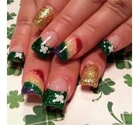 Pressa Quadrata Sulle Unghie Amnock Finisci Chiodi Bastoni Punte Francesi Da 12 Dimensioni 24 Per Decorazioni Artistiche Fai -days Patrick's Day Press