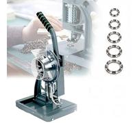 Pressa Semiautomatica Per Occhielli Con Alimentazione Automatica | Pressa Manuale Per Occhielli Per Impieghi Gravosi (capacità 1.800 Pz/h), Ideale Per Striscioni(Machine Only,10mm)