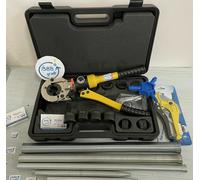 Pressatrice Pressa multistrato Pex idraulica TH 16 20 26 32 tubo + MOLLE E ACCES