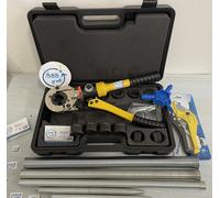 Pressatrice Pressa multistrato Pex idraulica TH 16 20 26 32 tubo + MOLLE E ACCES