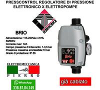 Presscontrol BRIO Regolatore di pressione elettronico pompa autoclave ITALTECNIC