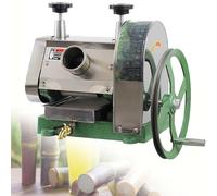 Presse-agrumes manuel pour canne à sucre, presse-agrumes professionnel en acier inoxydable, 3 rouleaux, entrée de 6,35 cm, capacité de production de 49 kg par heure, extracteur de canne à sucre, pou
